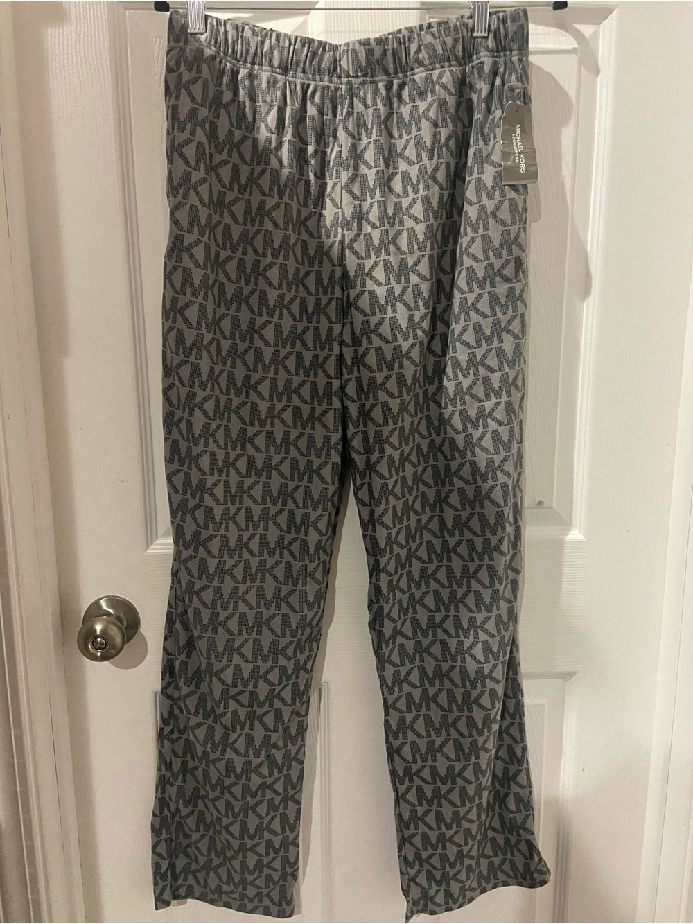 Michael Kors Gray MK Logo Lounge Pants